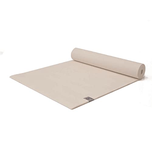 Love Generation - Dicke Yoga Matte Sand Beige 183 cm x 61 cm 6 mm dick PVC für Yoga, Pilates und Fitness...