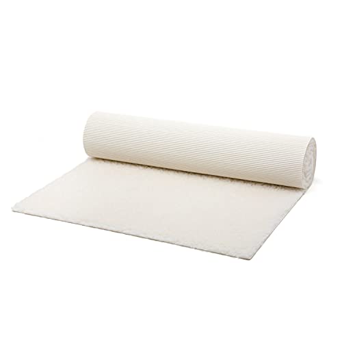 Bodhi | Schurwoll-Yogamatte | Natur | Schurwollmatte | 100% Schafschurwolle (1200 g/m²)| Weich & Isolierend |...