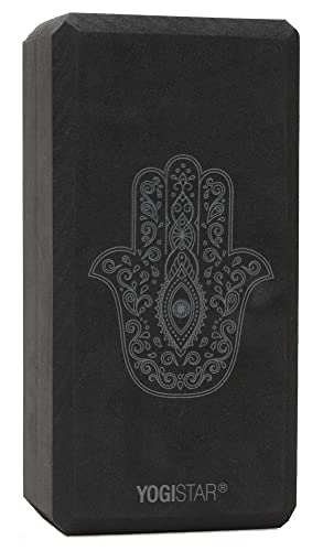 Yogistar Yogablock Yogiblock® Basic - Art Collection - Hand of Fatima - Zen Black