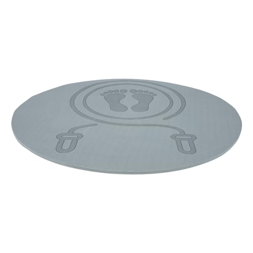 Milisten Sport-stoßdämpfer-pad Innenmatte Gymnastikmatte Zum Springen Stumme Übungsmatte Springseile Für Fitness Springseilmatten-teppich Teppich Für Den Außenbereich Outdoor-matte Tpe Grey