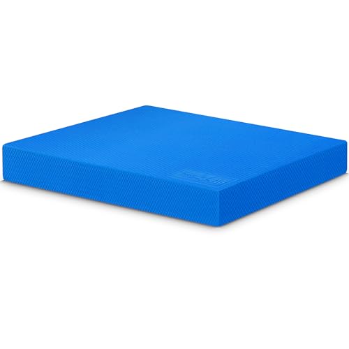 Yes4All BOE5 Balance Pad L XL inkl, balance pad erwachsene für Stabilität; balance-pad für Fitness-Workout-Training Geeignet für zu Hause, Arbeit (Blau-L)