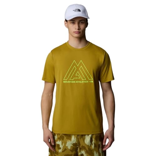 THE NORTH FACE Herren Mountain Athletics 24/7 S/S T-Shirt, Amber Green, M