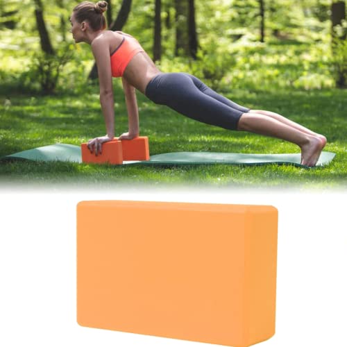 2er Set Yogablock Fuchsia Schaumstoff Yogaklotz Joga Block Pilates Fitness Orange