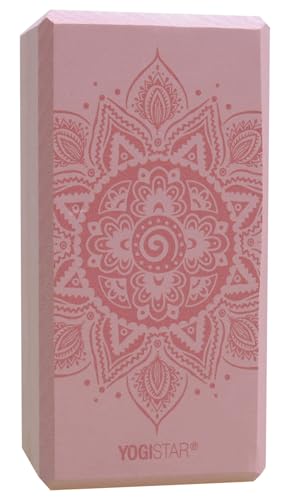 Yogistar Yogablock Yogiblock® Basic - Art Collection - Spiral Mandala - Velvet Rose Pink