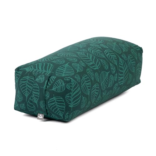 Bodhi Yoga Bolster SALAMBA | Maharaja Collection | Rechteckig | Waschbarer Bezug aus Baumwolle mit...