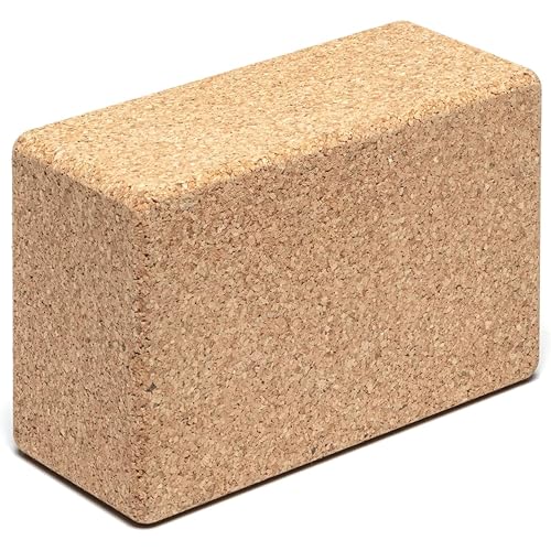 Go4Cork Kork Yoga Block - Standard | 23 x 15 x 10 cm | Alternative zu Schaumstoff Yogablöcken |...